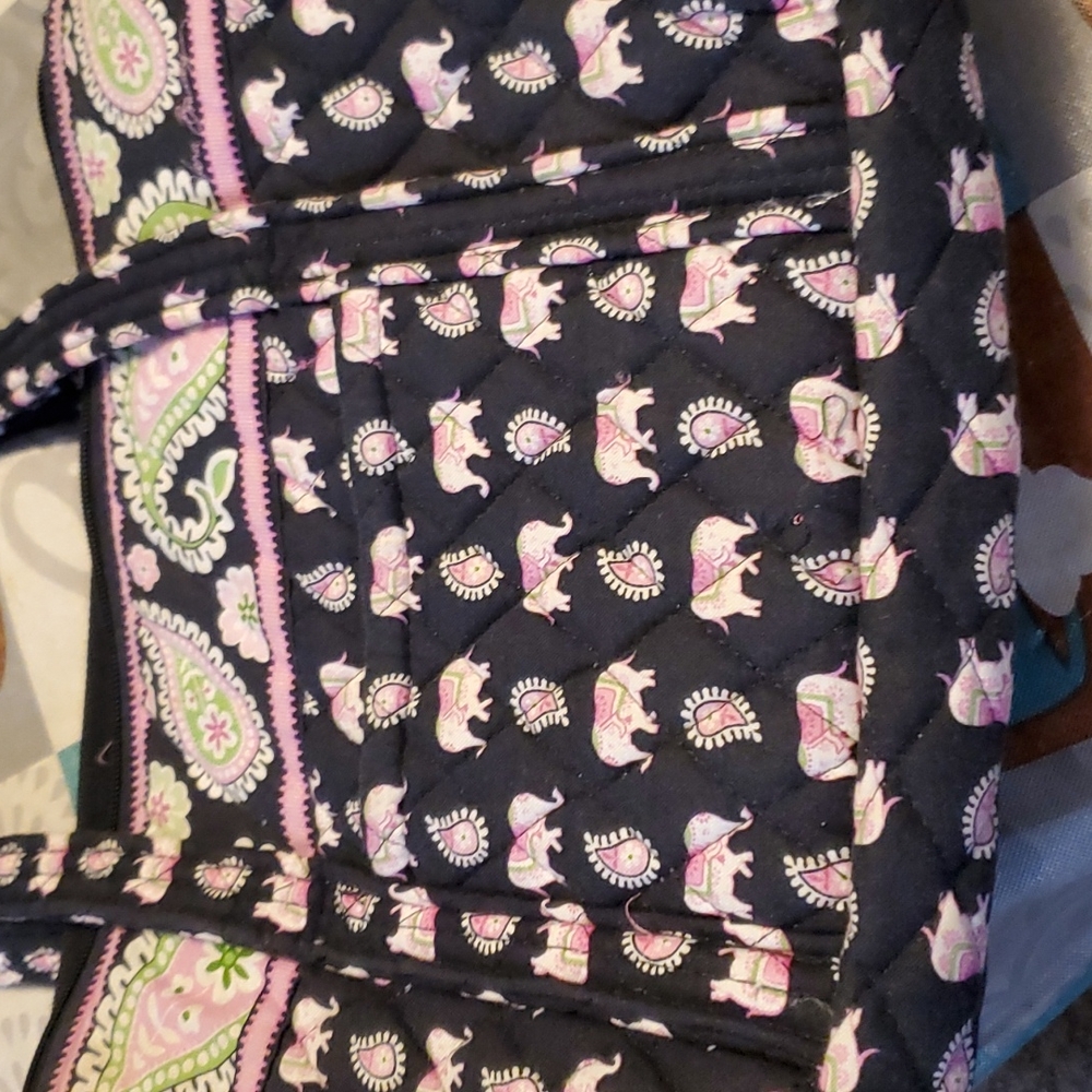 Vera Bradley pink elephant purse